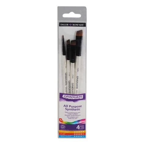 Daler Rowney Graduate 4 Brush Sync Shaders Set – Stationerie