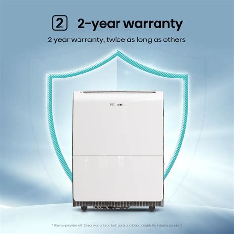 Hisense 60-Pint 3-Speed Dehumidifier with Built-In Pump (For Rooms 3001 ...