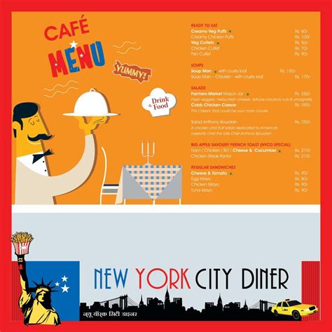 Menu at New York City Diner, Mumbai, 2RXJ+W36