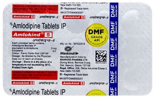 Amlokind 5 Tablet 15: Uses, Side Effects, Price & Substitutes