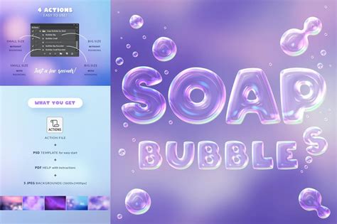 Soap Bubbles Photoshop Action — Teletype