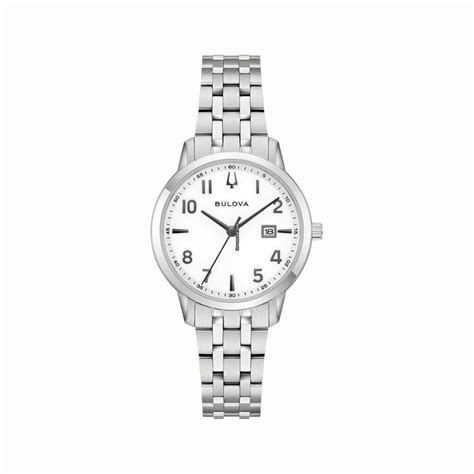 Bulova Classic 31mm White Dial Stainless Steel Bracelet for Rs.25,494 ...