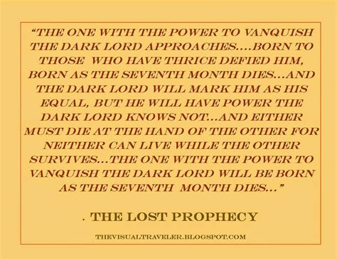 What Is The Prophecy In Harry Potter - diecorr