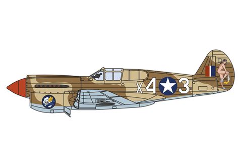 Curtiss P-40F Warhawk - X43 "Miss Memphis", North Africa 1943 - X43 ...