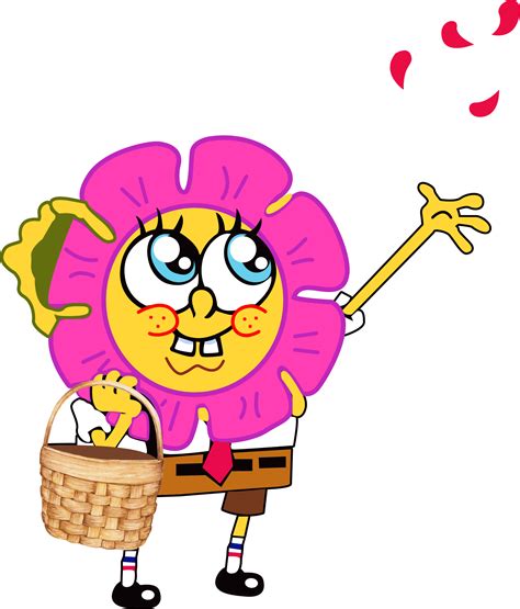 Sponge Bob SquarePants Flower Logo PNG (Transparent) SVG AI – Free Download