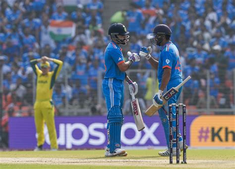 Narendra Modi stadium turns sea of blue to watch India in red hot form