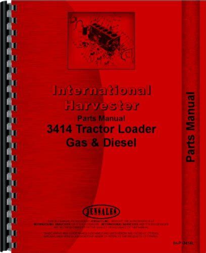 International Harvester 3414 Industrial Tractor Parts Manual : Amazon ...