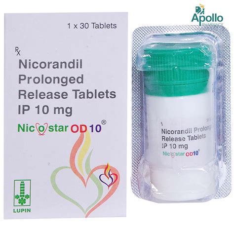 Nicostar OD 10 Tablet 30's Price, Uses, Side Effects, Composition ...