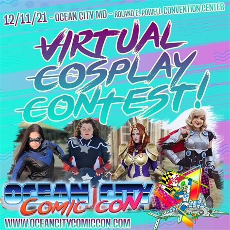 Virtual Cosplay Contest! | Ocean City Comic Con | OCMD | 12.13-14th.25