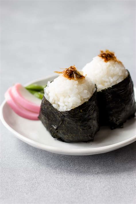 Okaka Onigiri (Bonito Flake-Filled Rice Balls) - Chef JA Cooks