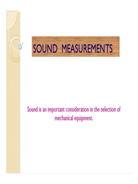 Image result for How Is Sound Measured