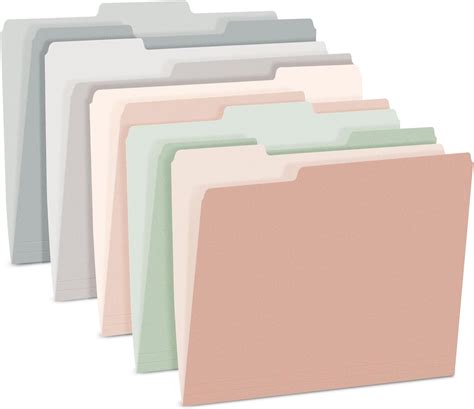 Amazon.com : Resholder Colored Manila File Folders Letter Size Paper ...