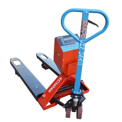 1000KG Digital Pallet Jack Scales , Pallet Jack With Built In Scale ...