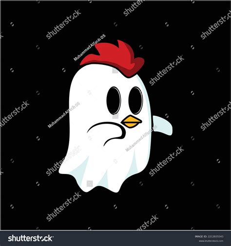 Chicken Ghost Illustration Any Purpose Stock Vector (Royalty Free) 2212835543 | Shutterstock