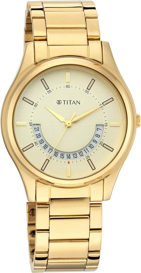 Titan Analog Gold Dial Men's Watch NM1650YM04/NN1650YM04/NP1650YM04 ...