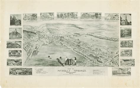 Bird’s Eye View of Mt. Holly Springs - Cumberland County Historical Society