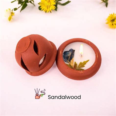 Decorative Scented Terracotta Aroma Lamp – Natriel