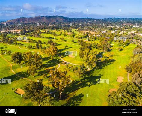 aerial of Santa Barbara Golf Club, Santa Barbara, California Stock ...