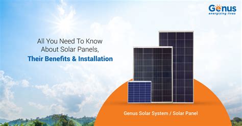 Solar Panels: What are solar panels and why you need one? – Genus ...