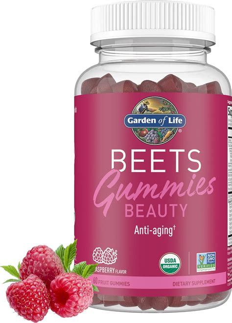 Amazon.com: Garden of Life Organic Beet Root Gummies Made of Pectin ...