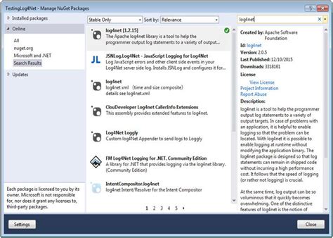 Image result for Configuring Log4net
