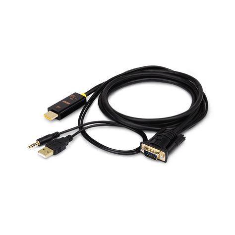 Amazon.in: Buy AllEasy 50ft/15m VGA to HDMI Cable 1080P AV HDTV Video ...