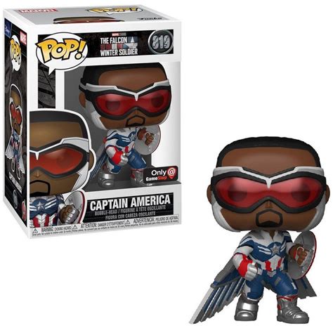 Funko POP! Marvel - Captain America Falcon Sam Wilson #819 Exkluzív ...