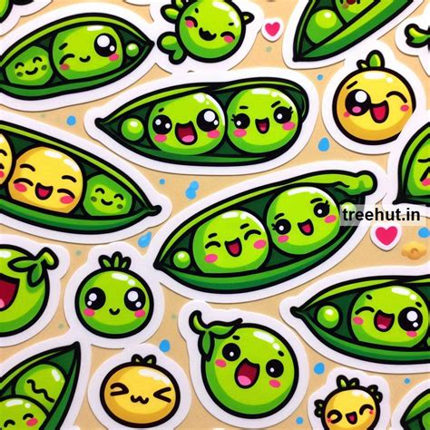 Printable Peas Stickers and 7 Plant Based Food Craft Activities for ...