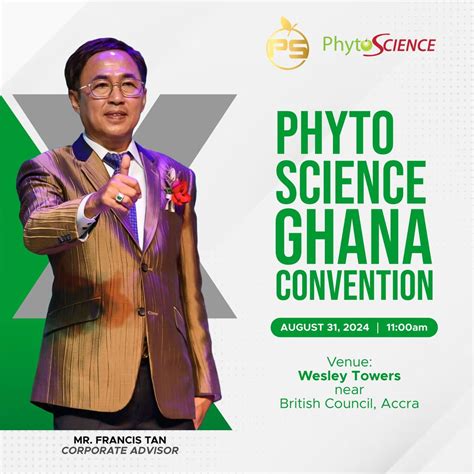 Phytoscience Ghana Convention, Ridge Towers, Accra, 31 August 2024 ...