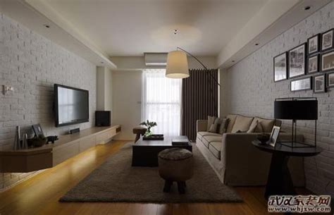 106平米两房一厅现代简约装修风格样板房-中国木业网