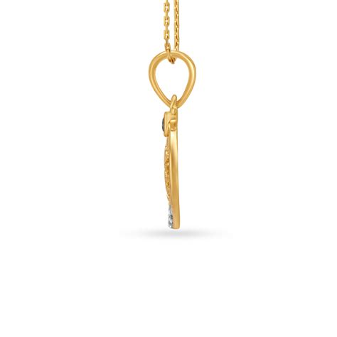 Scorpio Topaz Diamond Pendant