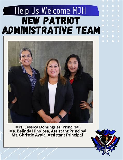 MJHS Welcome New Administrations Team | Mission Jr. High School