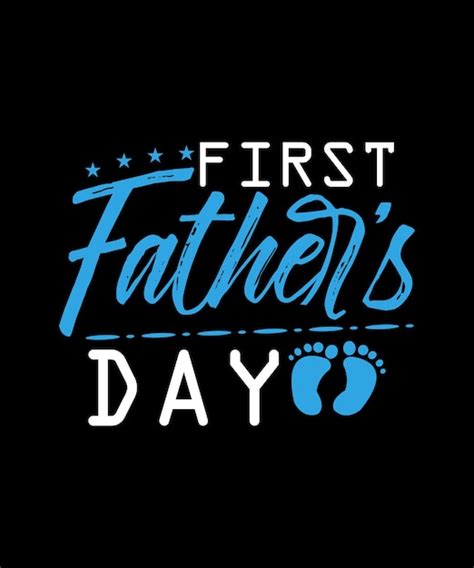 Première fête des pères vecteur Tshirt bébé patte mignon garçon ...