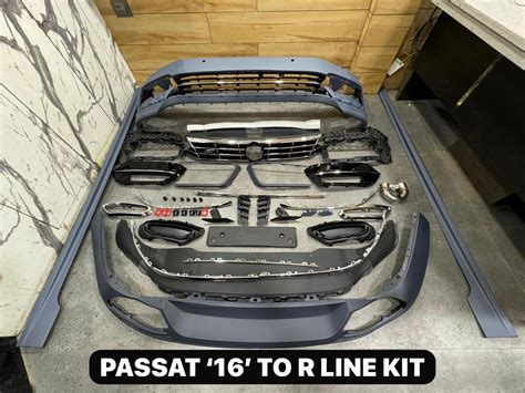 Vw Volkswagen Passat B8 2016-2019 Upgrade Facelift Convert To B8 R Lin ...