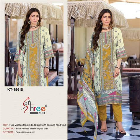 Shree Kt 156 Viscose Pakistani Salwar Suit Collection
