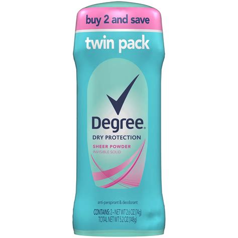 Degree Women Sheer Powder Dry Protection Antiperspirant Deodorant, 2.6 ...