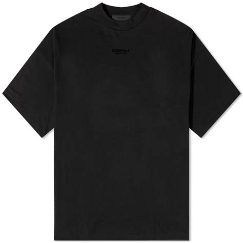 Fear Of God Essentials T-shirt in Black for Men | Lyst