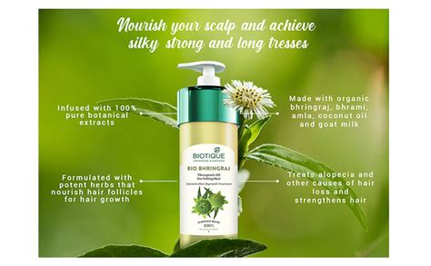Buy Biotique Bio Bhringraj Therapeutic Hair Oil for Falling Hair ...