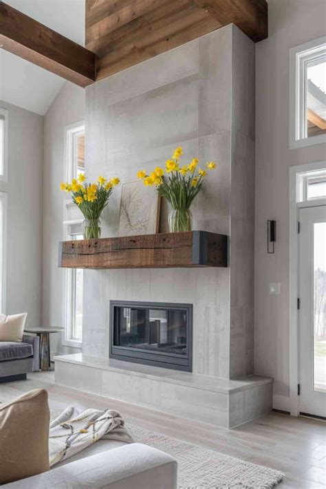 40 Modern Mantel Decor Ideas To Elevate Your Fireplace with Style