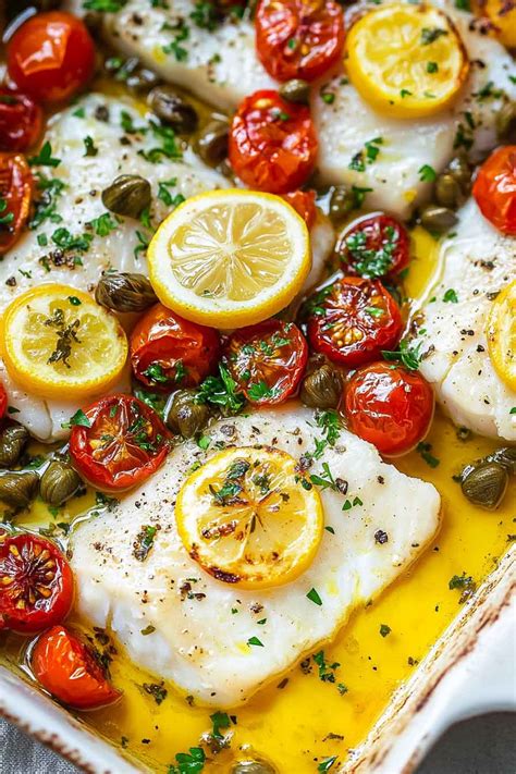 Image result for Baked Cod with Lemon