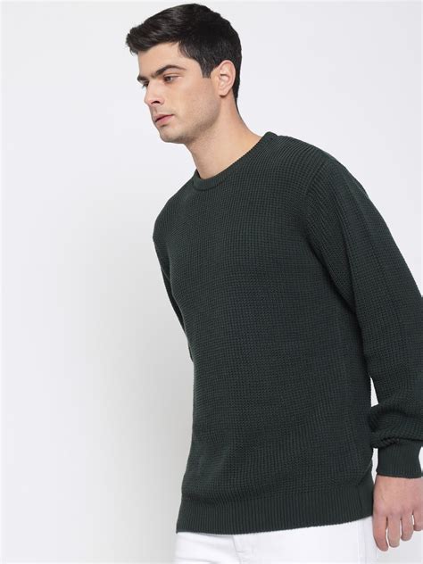 Bottle Green Purl Knit Sweater – Prime Porter