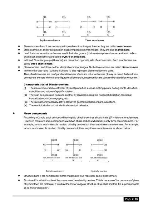 Isomerism Notes for Class 11, IIT JEE & NEET