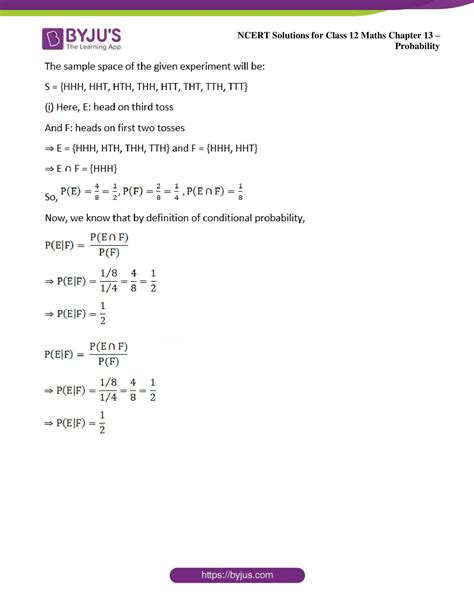 Image result for Probability Class 12 NCERT Solutions