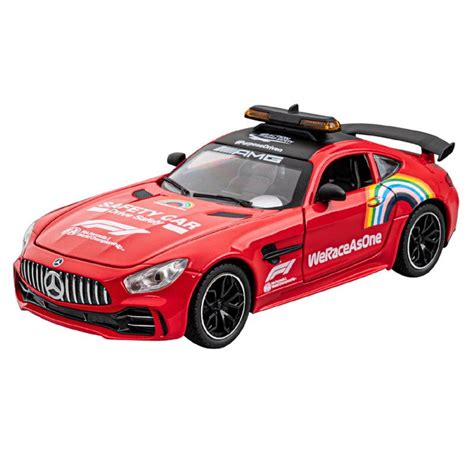 Buy Resembling GT Safety Race Pull-Back Diecast Car with Light, Sound ...