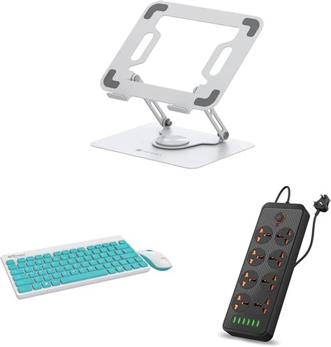 Portronics My Buddy K9 - Portable Laptop Stand - Adjustable Elevation ...