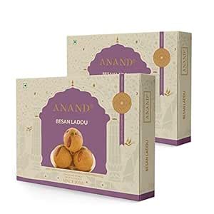 Anand Besan Laddu - Flavour of Pure Desi Ghee, Almond and Cashew Chunks ...