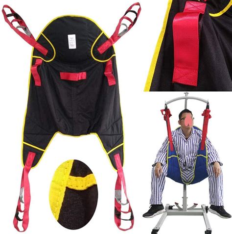Buy GXJ Divided Leg Padded Patient Lift Slings,Full Body Seating Toilet ...