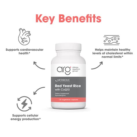 Metabolic Maintenance® Red Yeast Rice with CoQ10 | Heart Health – Allergy Research Group