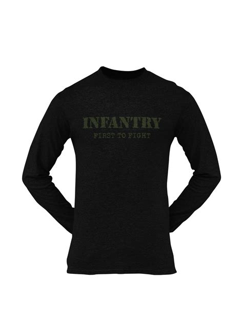 Men's Army Full Sleeve T-shirt | Infantry | First to Fight – Olive Planet