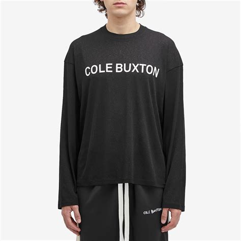 Cole Buxton Waffle Long Sleeve Shirt Vintage Black | END. (CN)